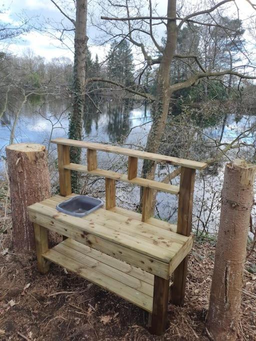 Ferienhaus Blauer See Mit Optionalem Hot-Tub Bockhorn  Ngoại thất bức ảnh